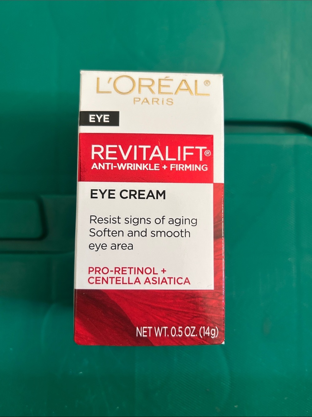 L'Oreal Revitalift Eye Cream - Red and White Packaging